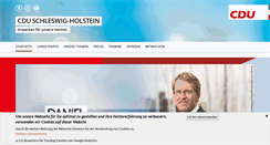 Desktop Screenshot of cdu-sh.de