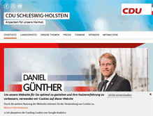 Tablet Screenshot of cdu-sh.de